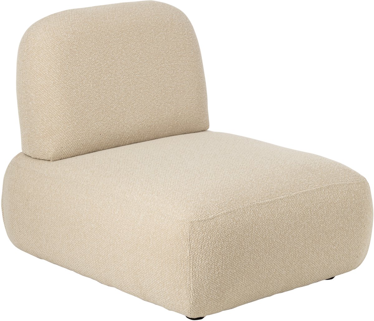 J-Line Modulaire bank Olivia - multiplex/stof - ecru