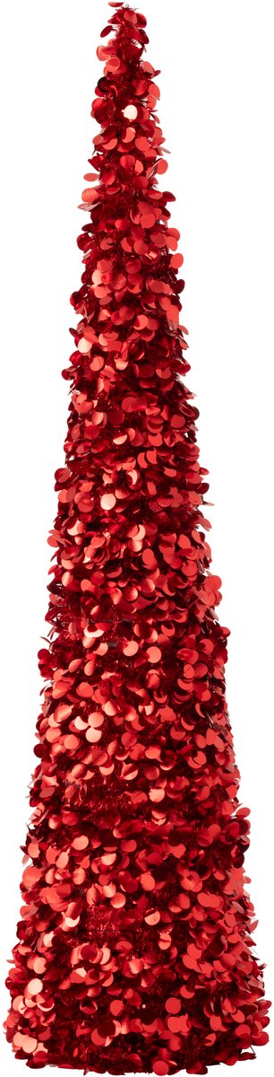 J-Line decoratie boom Sprankelend - polystyreen - bruin - large
