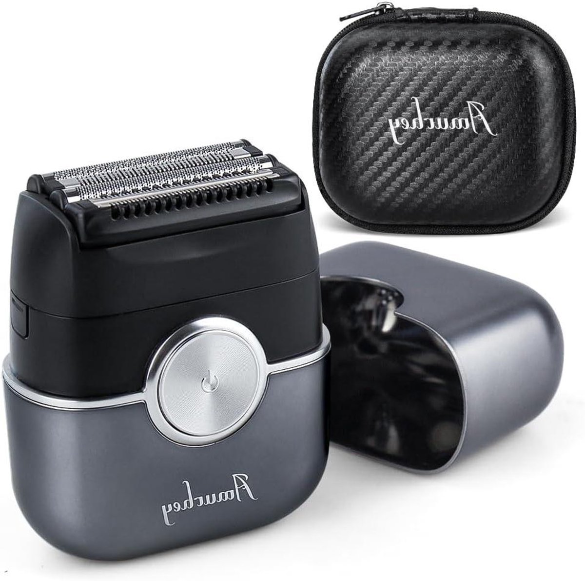 Elektrisch Scheerapparaat - Mini Scheerapparaat - Glad Scheren - 4 Flexibele Bladen - IPX7 Waterdicht - Zwart