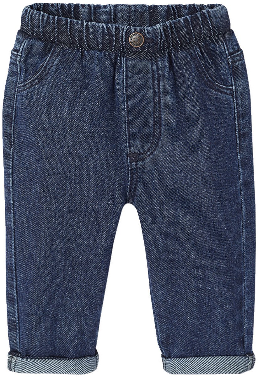 Vertbaudet Basics denim jeans voor baby's met elastische tailleband en zakken