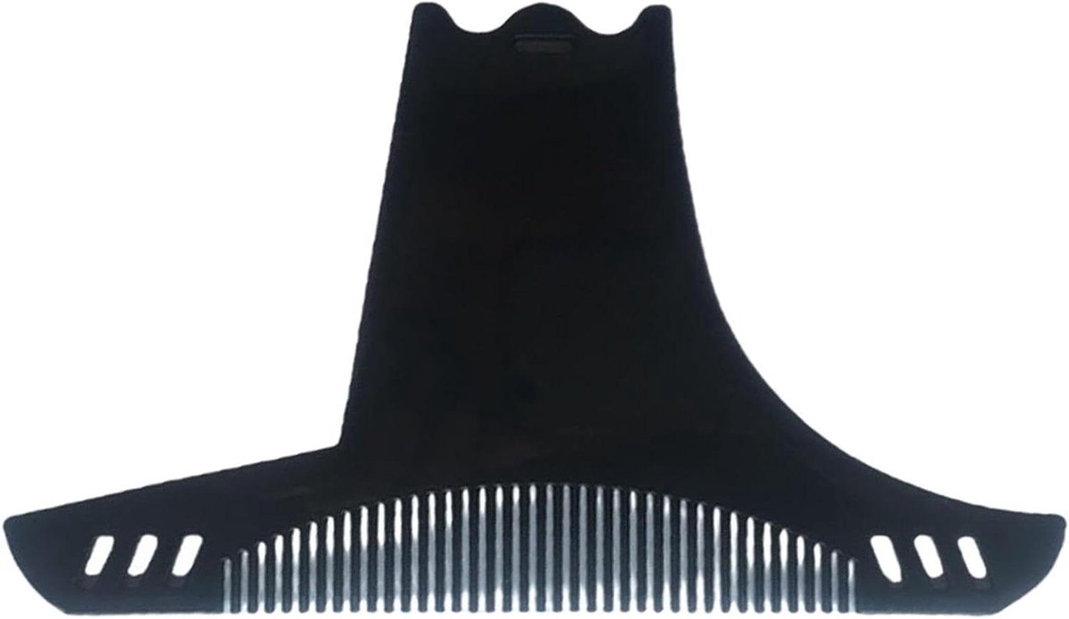 Baard Sjablonen - Baard Liner - Baard Vormen - Meerdere Stijlen - 17.5 cm - Zwart