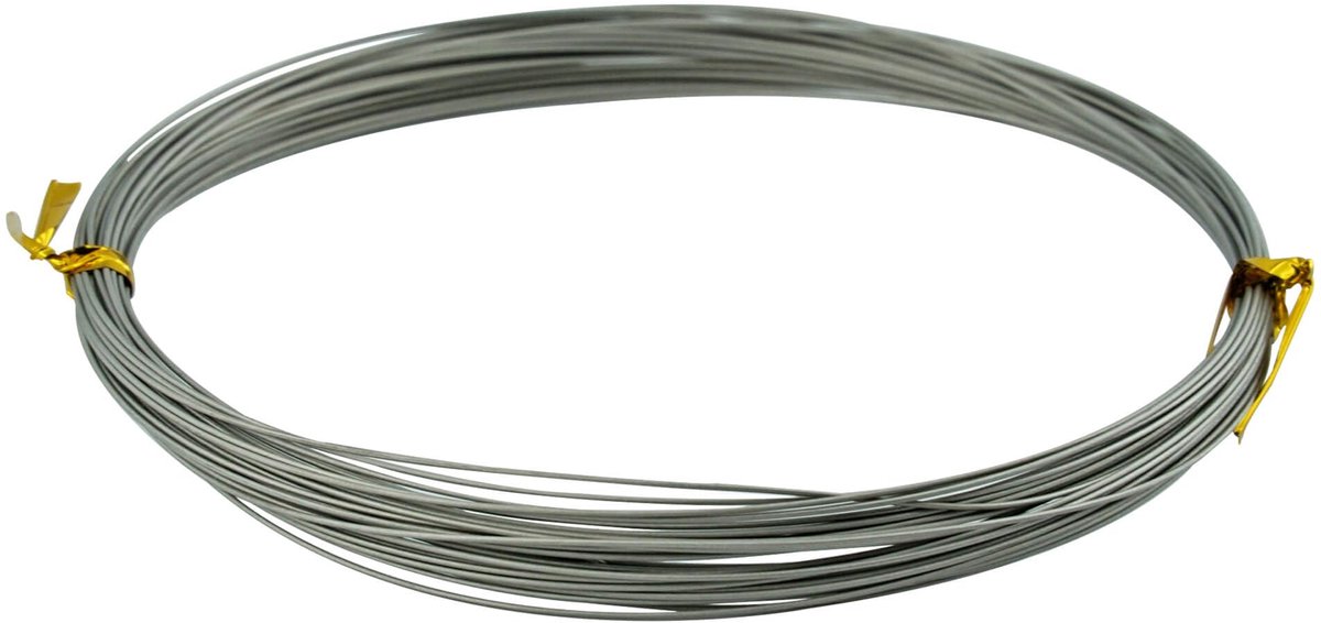 titanium draad - licht, hoge sterkte, diameter 0,5 mm (lengte 10 m/rol)