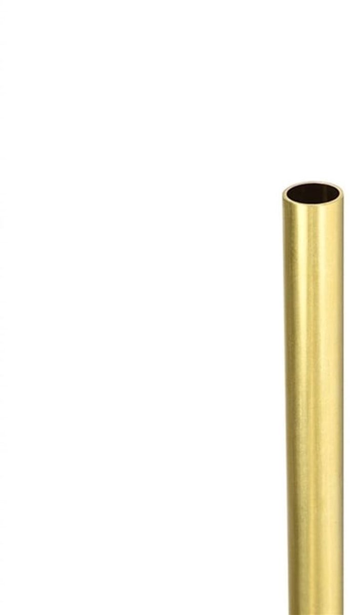 Messing Buis H65 - Naadloze Pijp - 200mm Lengte - 28mm OD - 1.5mm Wanddikte - Duurzaam Materiaal - Geschikt voor Doe-Het-Zelf Projecten - Koperen Buis