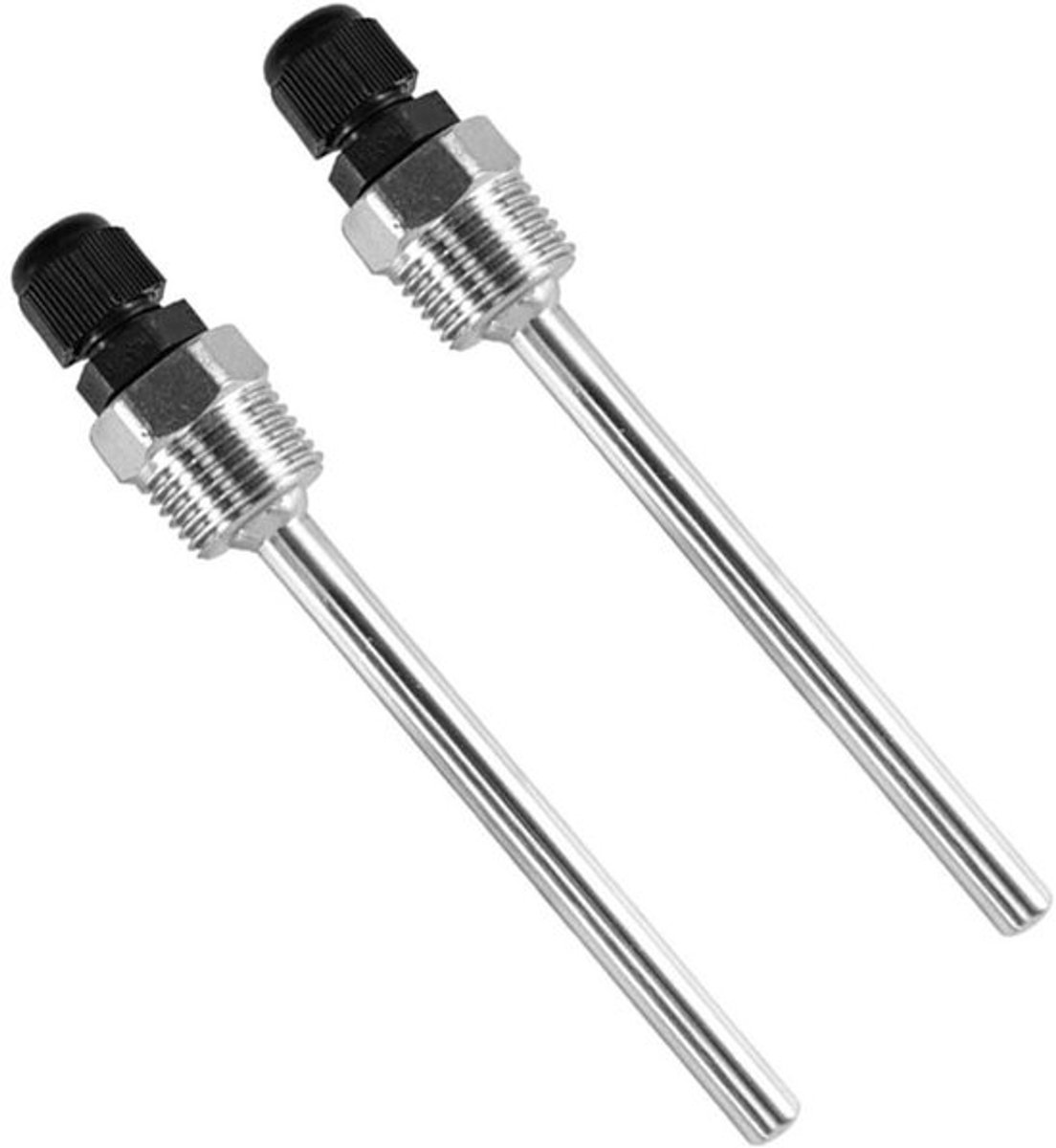 RVS dompelhulzen, 2 stuks 150 mm G 1/2 inch - Temperatuursensor beschermingsbuizen