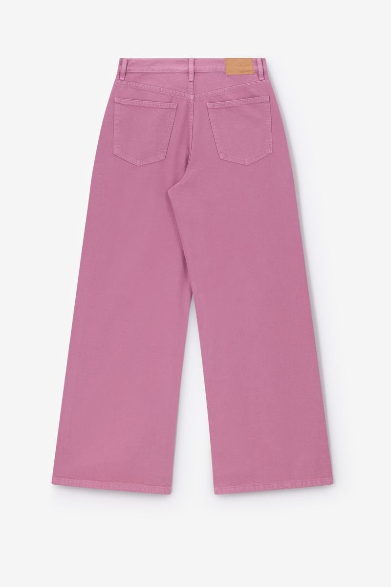 Sissy-Boy - Paarse hight waist wide leg jeans