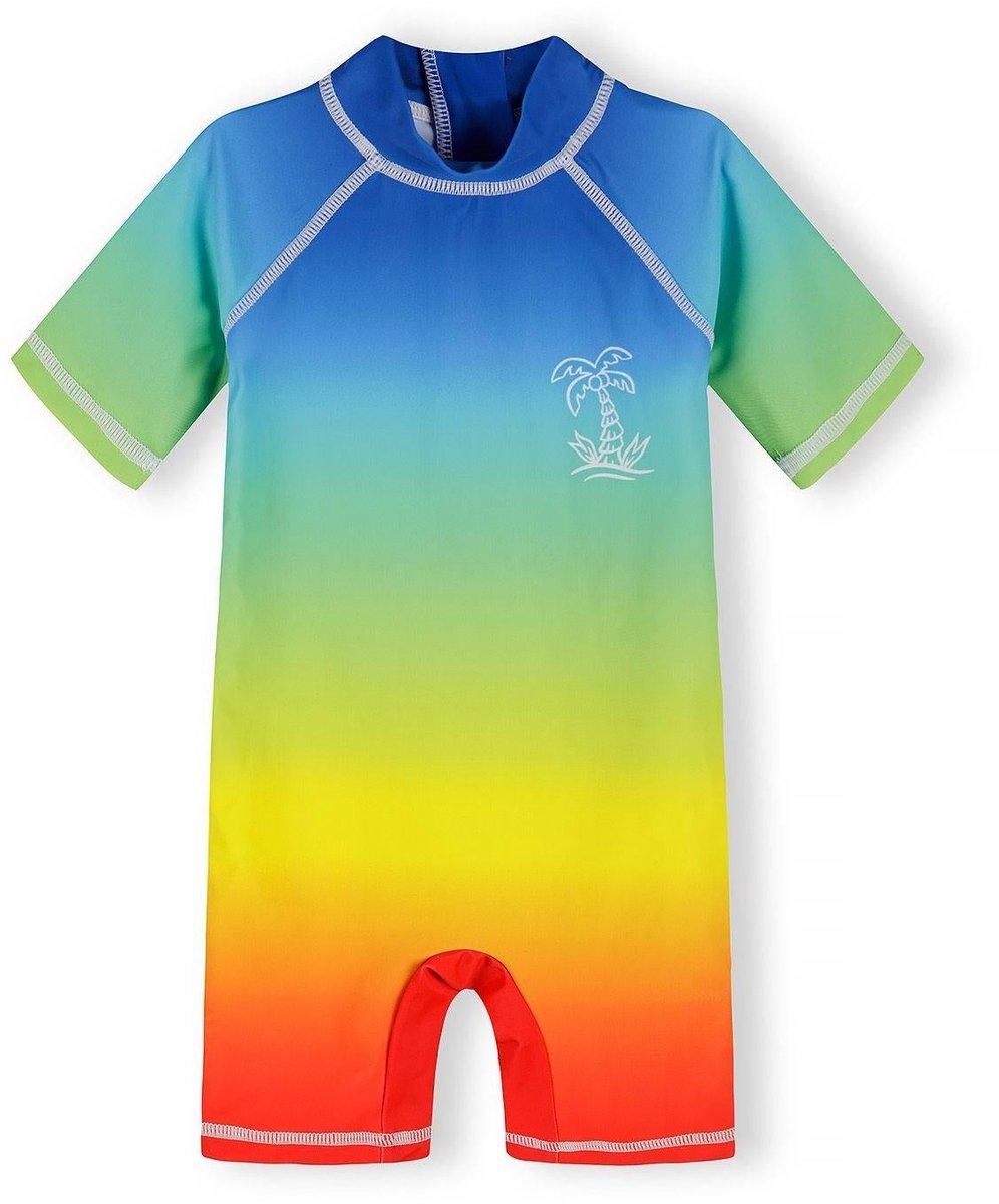 Minoti UV shirt kind zwempak jongens - met rits en ombré print