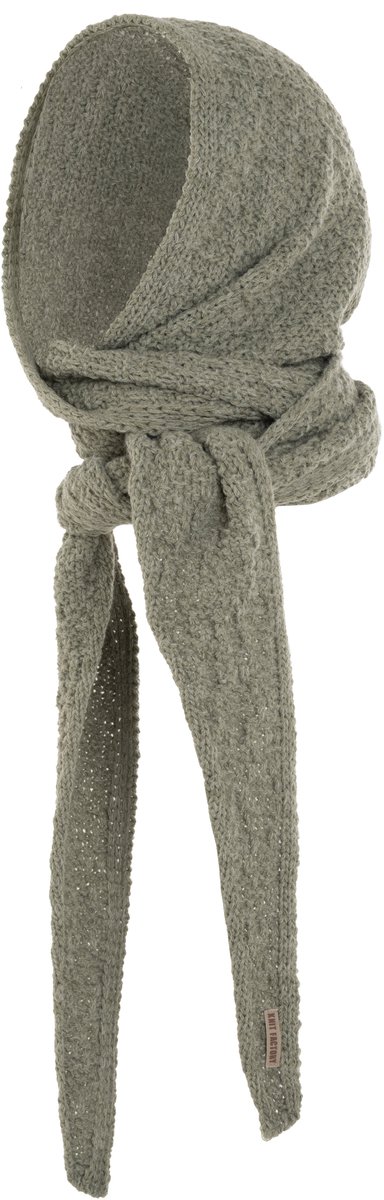 Knit Factory Blake Capuchon Sjaal - Urban Green - One Size
