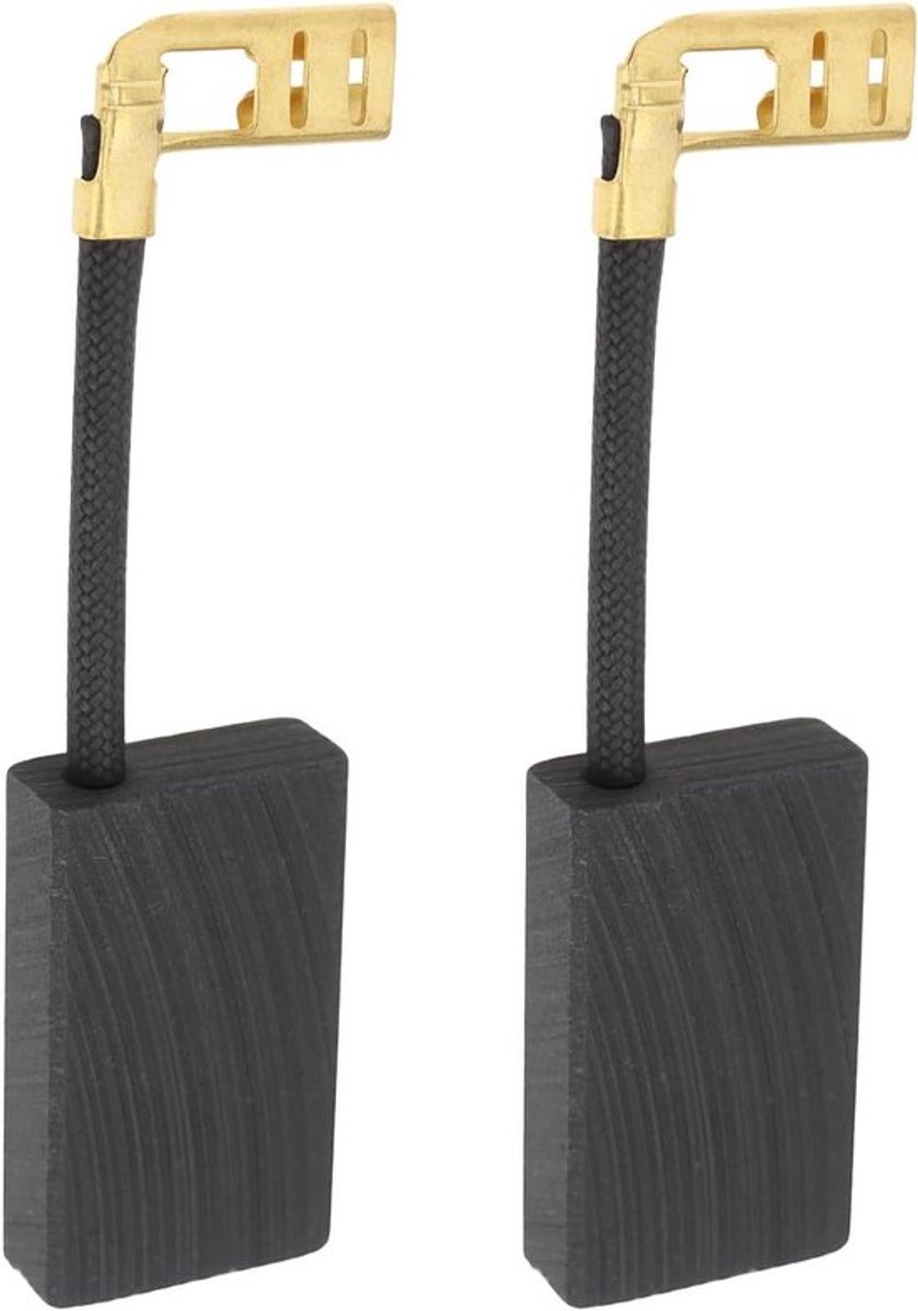 Koolborstels - Compatibel met - DEWALT DWE490 DWE492 DWE493 - 6x15x25mm - N404514 N084455 - 1 Paar