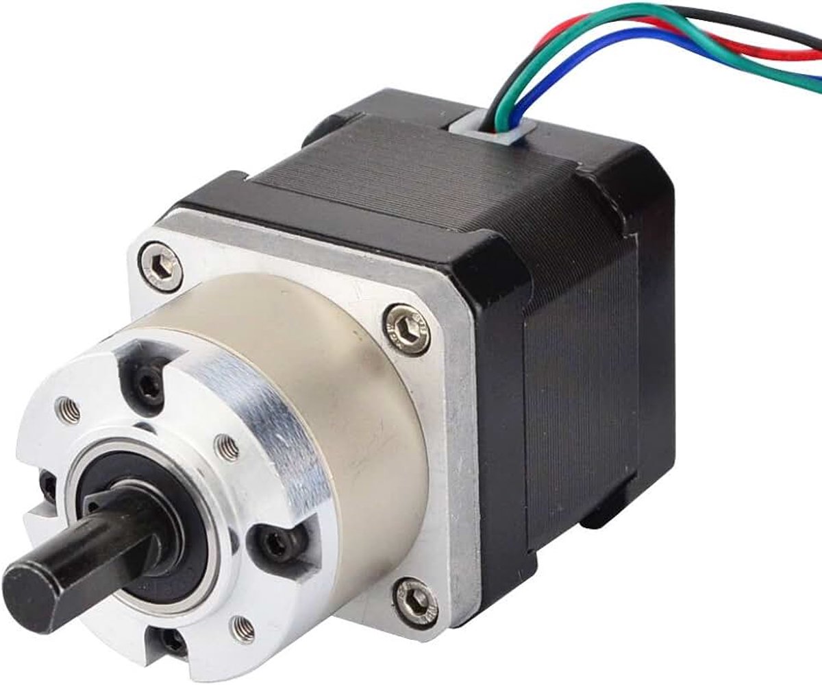 5: 1 Nema 17 planetaire verloopstuk Stappenmotor/reductiemotor As Diameter Diameter 8 mm Lengte 38 mm voor 3D-printer/CNC-freesmachine