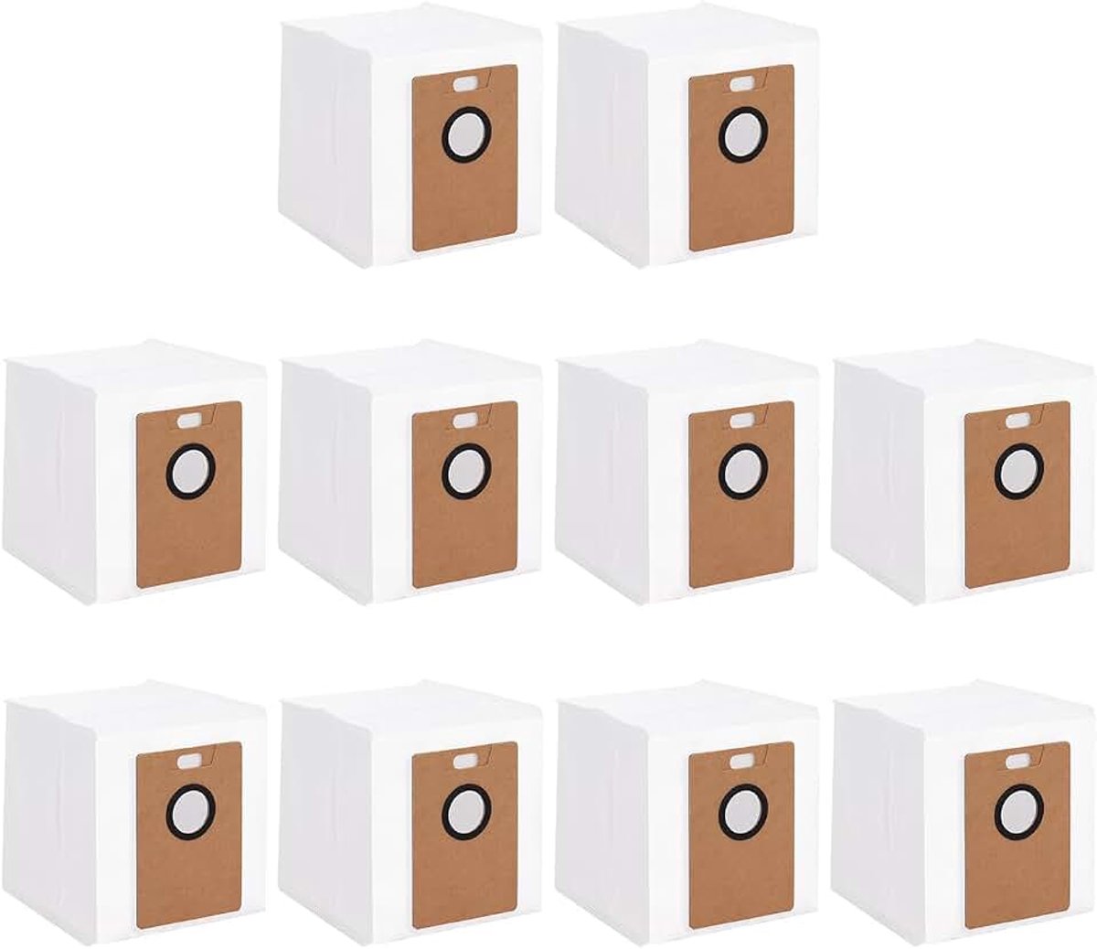 Reserveonderdelen voor Tapo RV30 Max Plus / RV20 Max Plus robotstofzuiger, grote capaciteit vliesstoffen, stofzuigerzakken, reserveonderdelen, accessoires