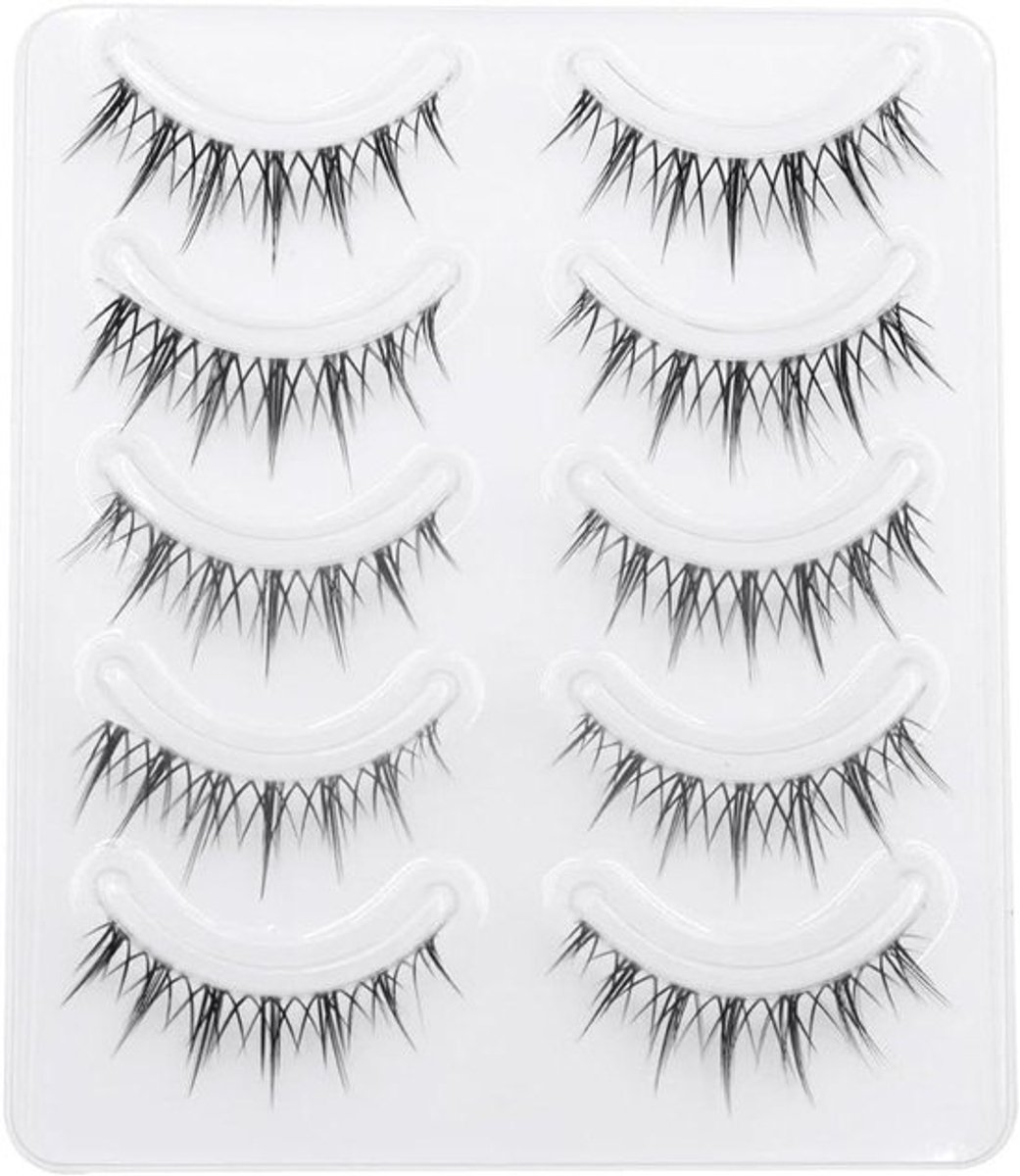 Wimpers - Beauty - Natuurlijk - Zwart - Make-up - Compatibel met Merk X - Langdurig gebruik - Zwart of Bruin - Gebruik Clear Stemmer Bare Lashes en Ultra-Thin Fiber False Lashes in een Multi-Pack om een verbluffende look te creëren.