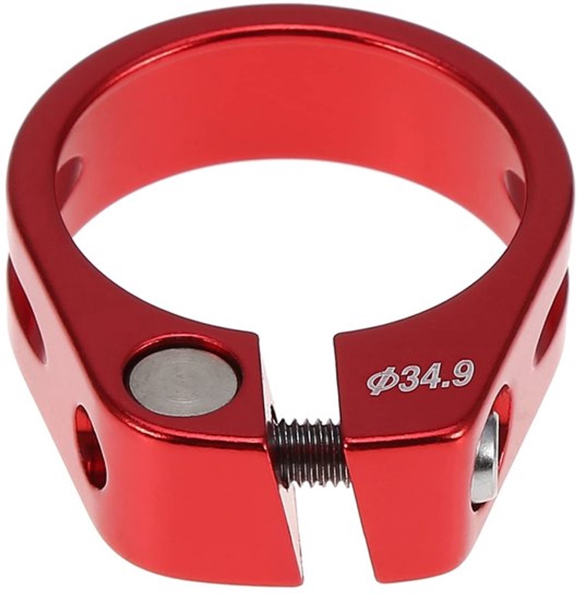Fietszadeltang 34,9 mm - Zadelpenklem 30,4/30,8/31,6 mm - Lichtgewicht Aluminium - Duurzaam - Eenvoudig te Installeren - Geschikt voor Mountainbikes/Racefietsen
