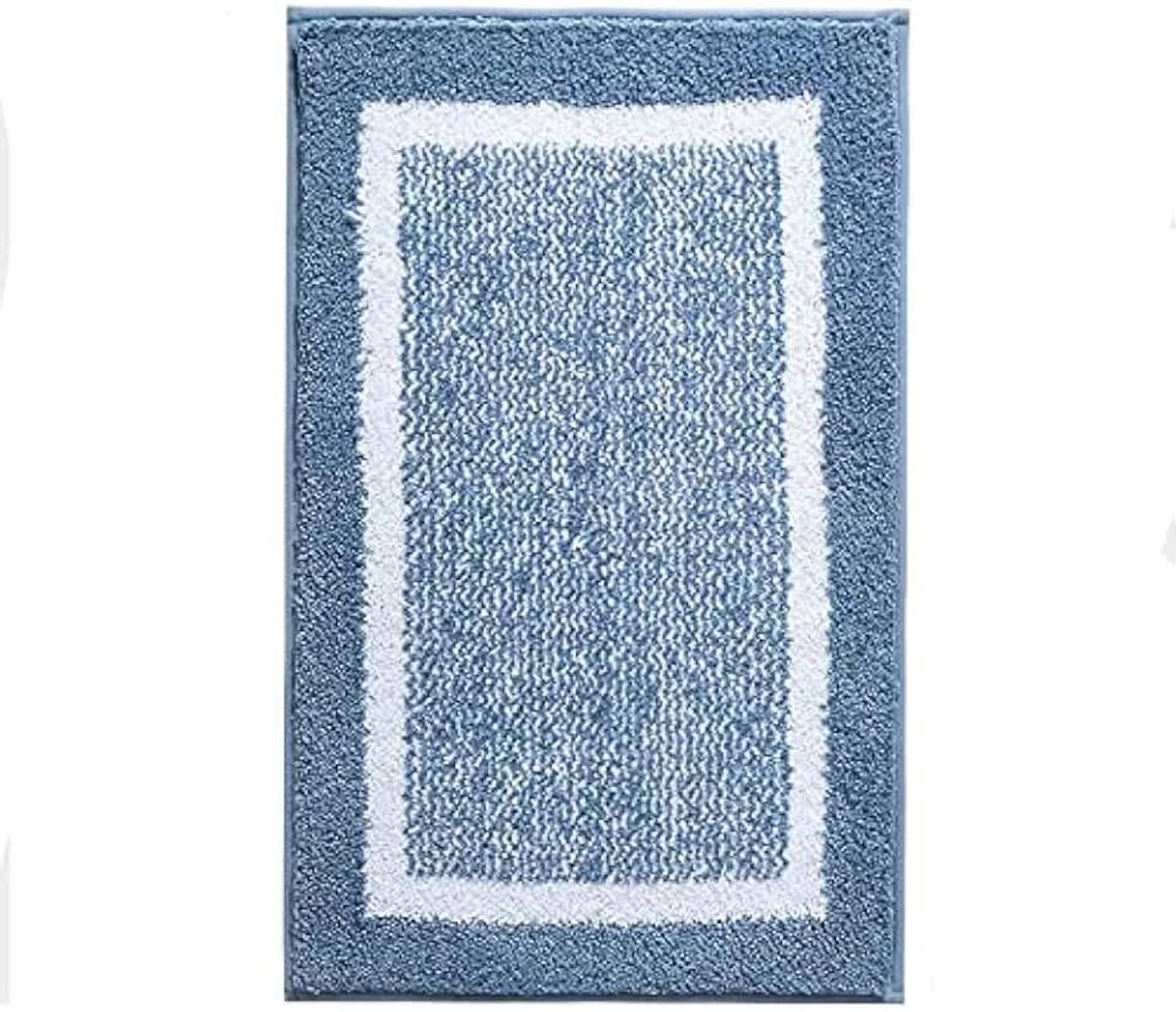 Rechthoekig antislip pluche tapijt kan worden gewassen en gemakkelijk worden schoongemaakt, geschikt voor woonkamer, slaapkamer, gangdecoratie,50CM*80CM