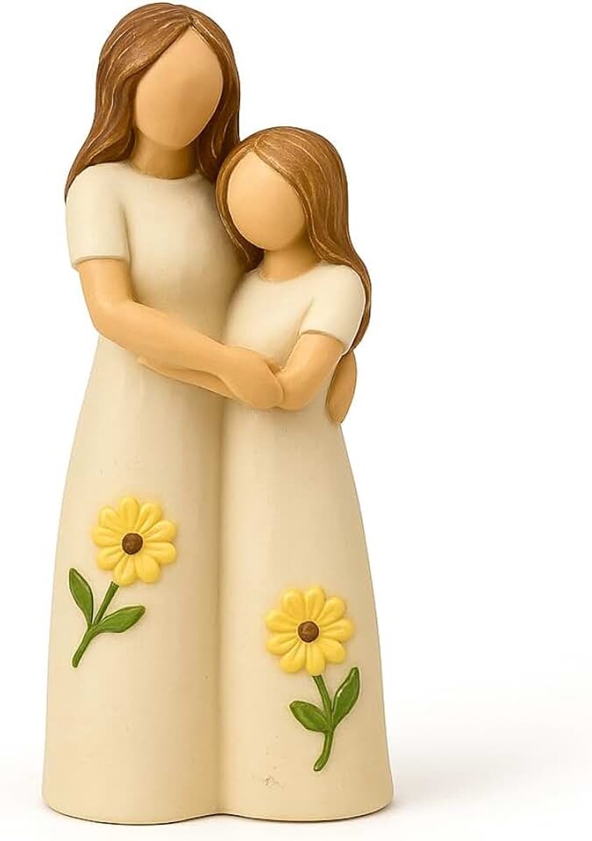Geschenk Voor Mama, Geschenk Mama Als Beeldjes Van Moeder En Kind Met Moeder Dochter Beeldje En Moeder Kind