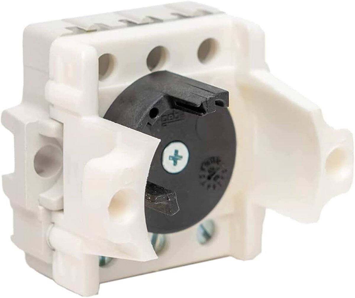 Geba Schakelinzet J-2T/2 knop tweezijdig tastend 2-polig voor sleutelschakelaar garagedeur deur deur kast 600.1302.00