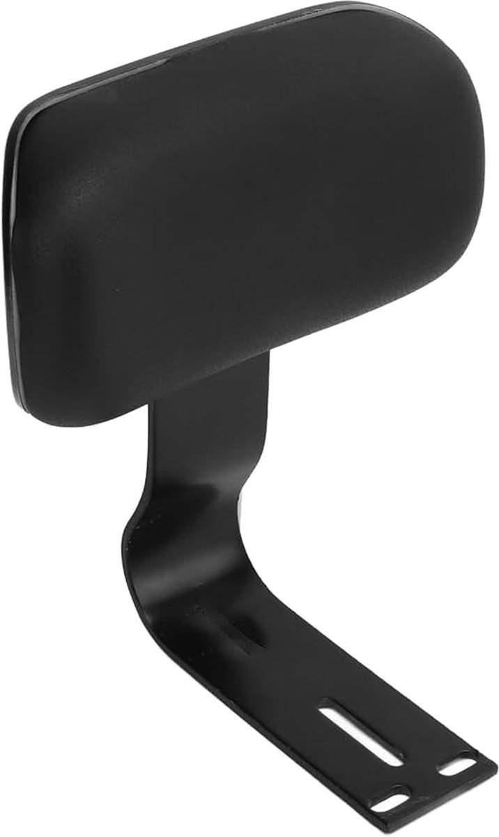 Fietsrugleuning Elektrische Fiets Achterpassagiersstoel Rugleuning met Metalen Steun U-vorm Comfortabel Zwart Accessoires Voor Automodelen