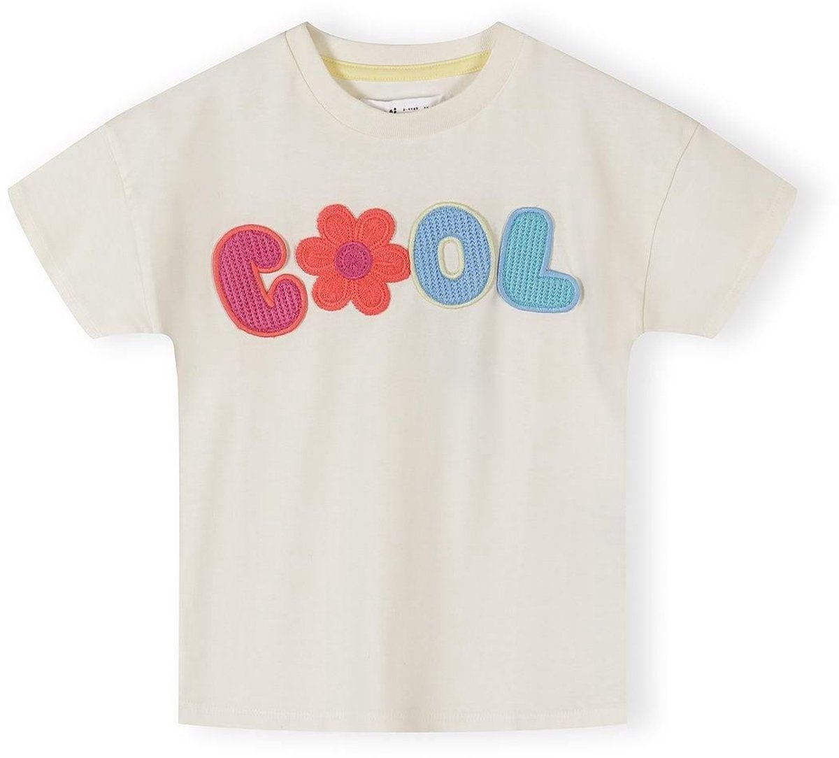 Minoti t-shirt meisjes 100% katoen - ronde hals, Cool applicatie