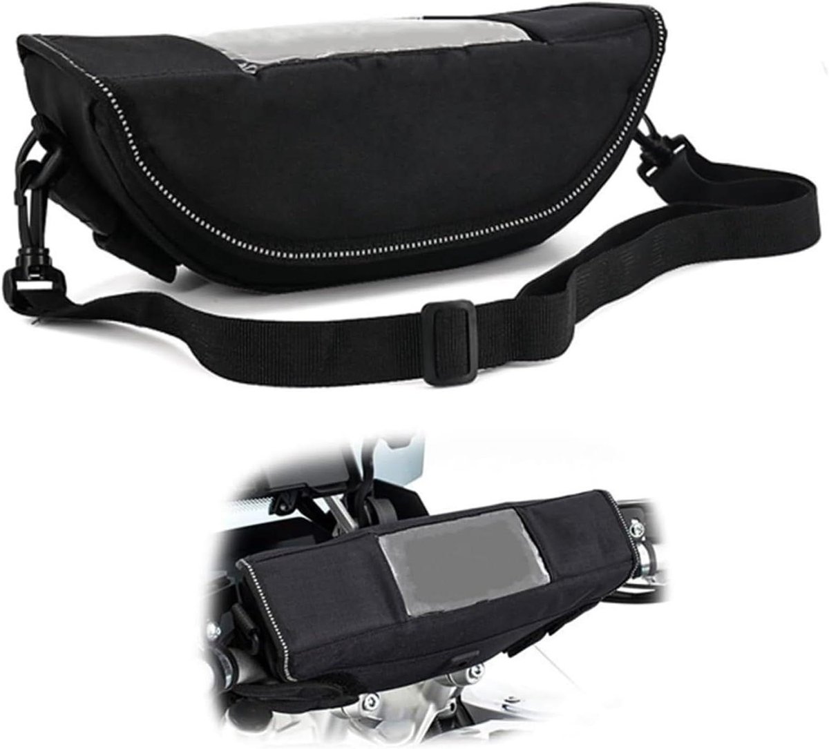 Motortas - Zadeltas Motor - Motorfiets Reizen - Extra Opbergruimte - 1500 Gram - Zwart