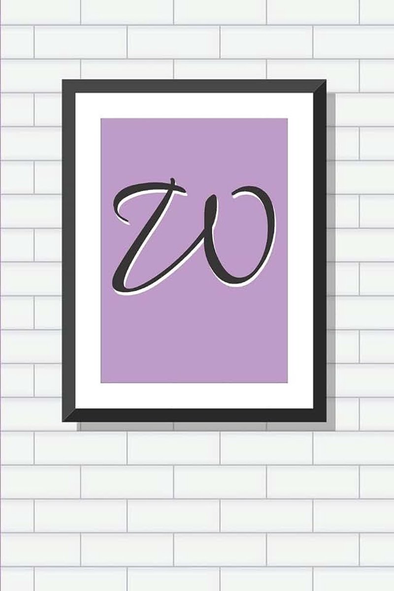 W Personalized Blank Lined Journal Notebook: A daily diary, composition or log book, gift idea for someone whose name starts with the letter "W"!!