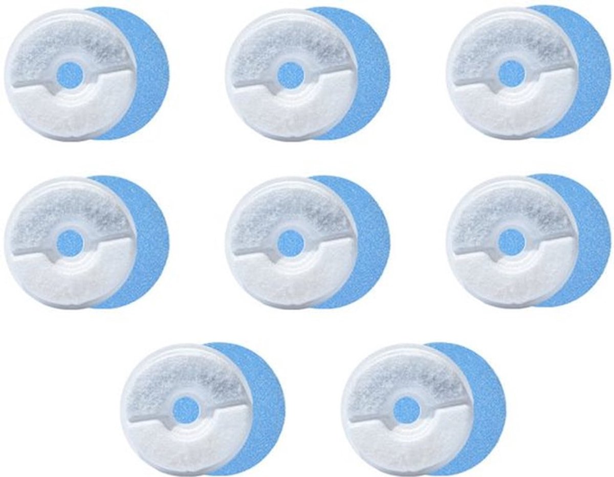 8-delig kattenfilter voor drinkfontein ter vervanging van het filterelement van de drinkfontein van uw huisdier