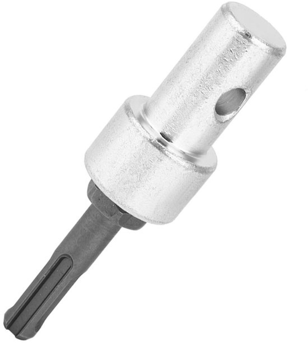 Boor Adapter - Elektrische Boorkoppeling - Duurzaam en Stevig - Metaal - Grondboor Adapter - Professioneel Gebruik - Ronde Schacht 2-pinnen