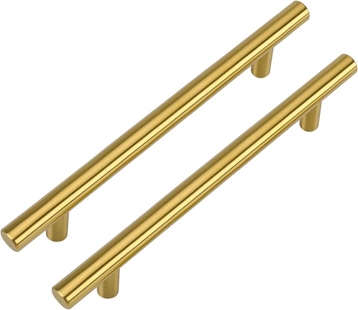 20 stuks meubelgrepen, gouden keukengrepen, handgrepen voor keukenkasten, 128 mm gatafstand, gouden kastgrepen voor keukenkasten, keukengrepen, meubelgrepen