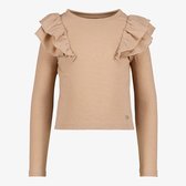 TwoDay meisjes shirt met ruches en glitters goud - Maat 92