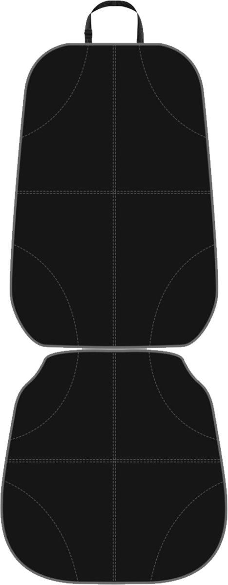 Kinderstoelonderlegger 108 x 52 cm - waterdicht 300D Oxford - antislip met metalen gesp - beschermt autostoel - SnelShoppen