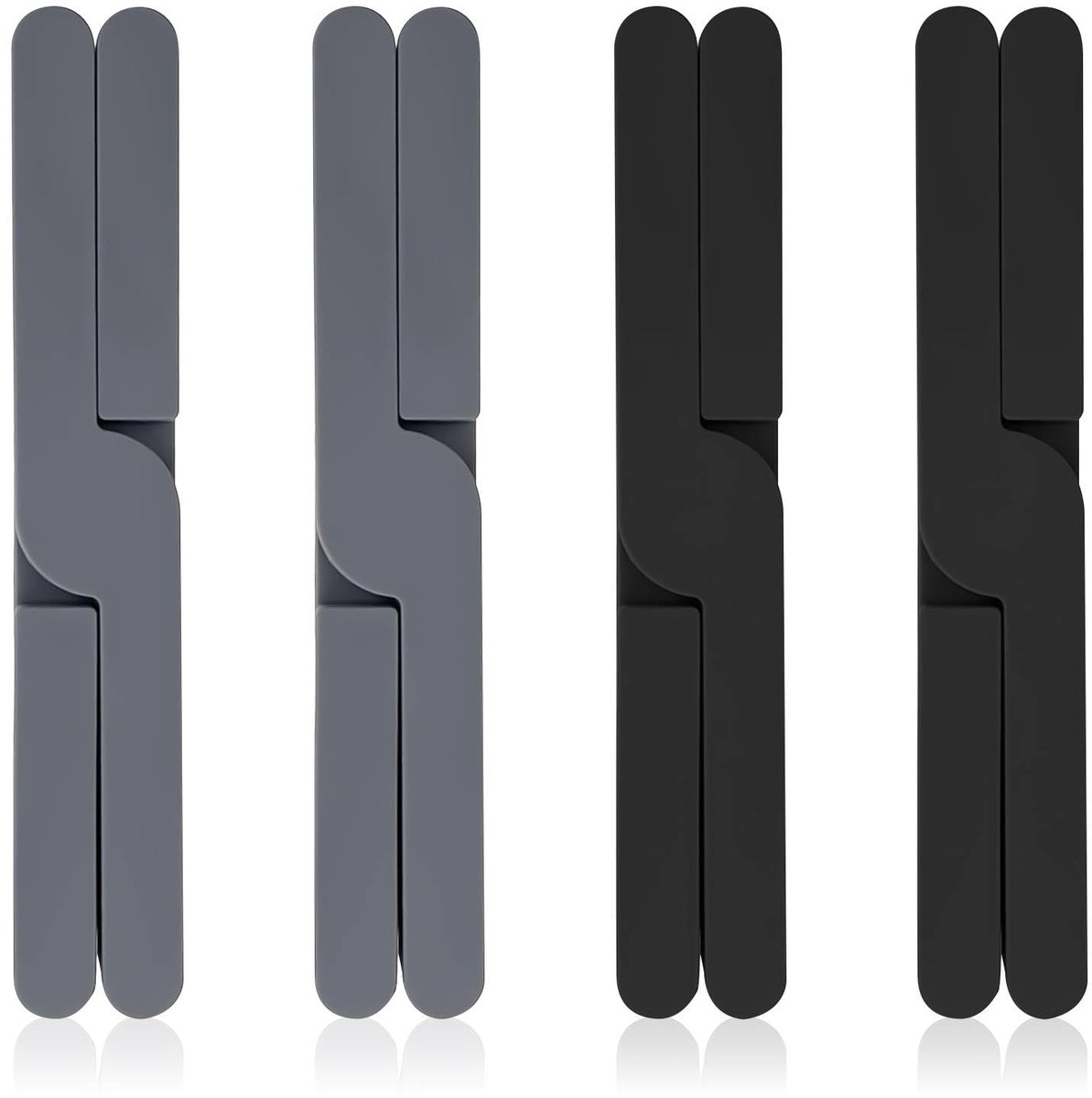 Potonderzetters set 4 stuks - siliconen - hittebestendig - antislip en ruimtebesparend - SnelShoppen