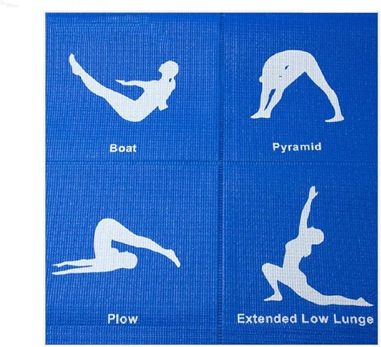 Opvouwbare Yogamat - Oefenmat Vloermat - Fitness Training - Extra Dik Antislip - 173 x 61 cm - Roze — afbeelding 4