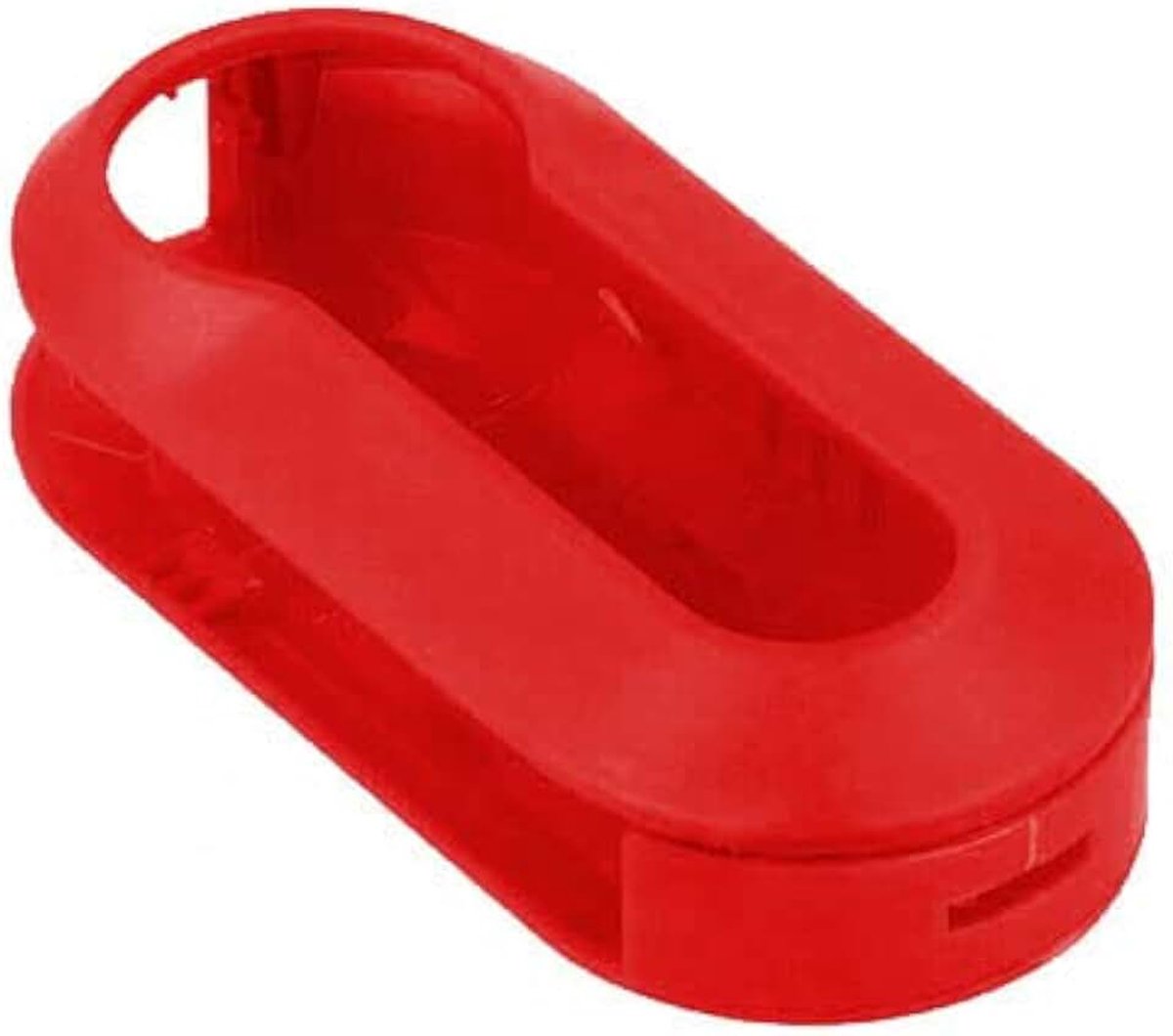 Kunststof behuizing reserverubber 3 toetsen compatibel met Fiat Punto Stilo Panda - 500 500L Lancia Delta sleutelhanger accessoires reserveonderdelen sleutelbehuizing afstandsbediening auto