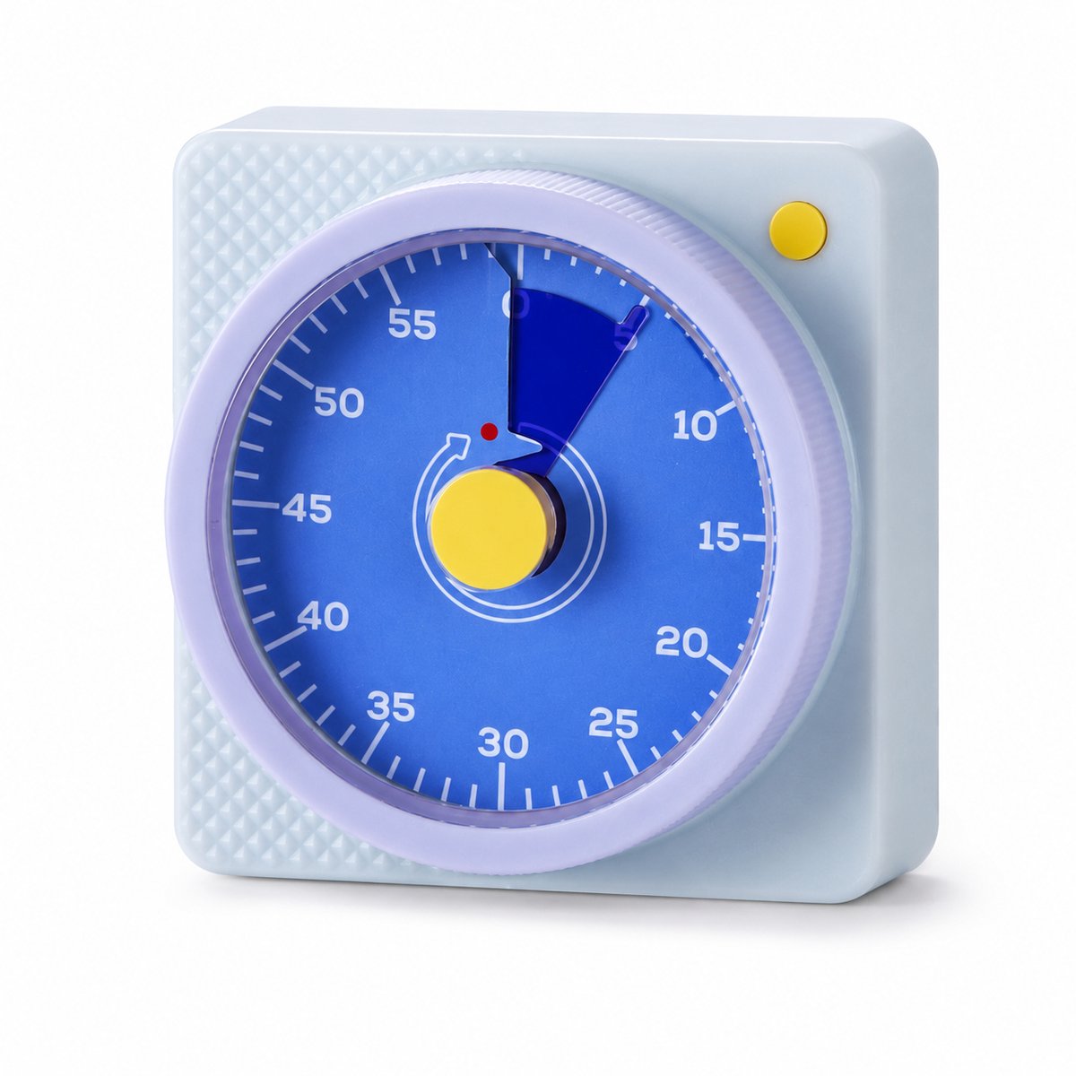 Bobypet - Visuele Kookwekker voor Kinderen - Mechanische Keukentimer Zonder Batterij - Time Manager met Luid Alarm - Voor Studie, Klaslokaal en Keuken - Paars