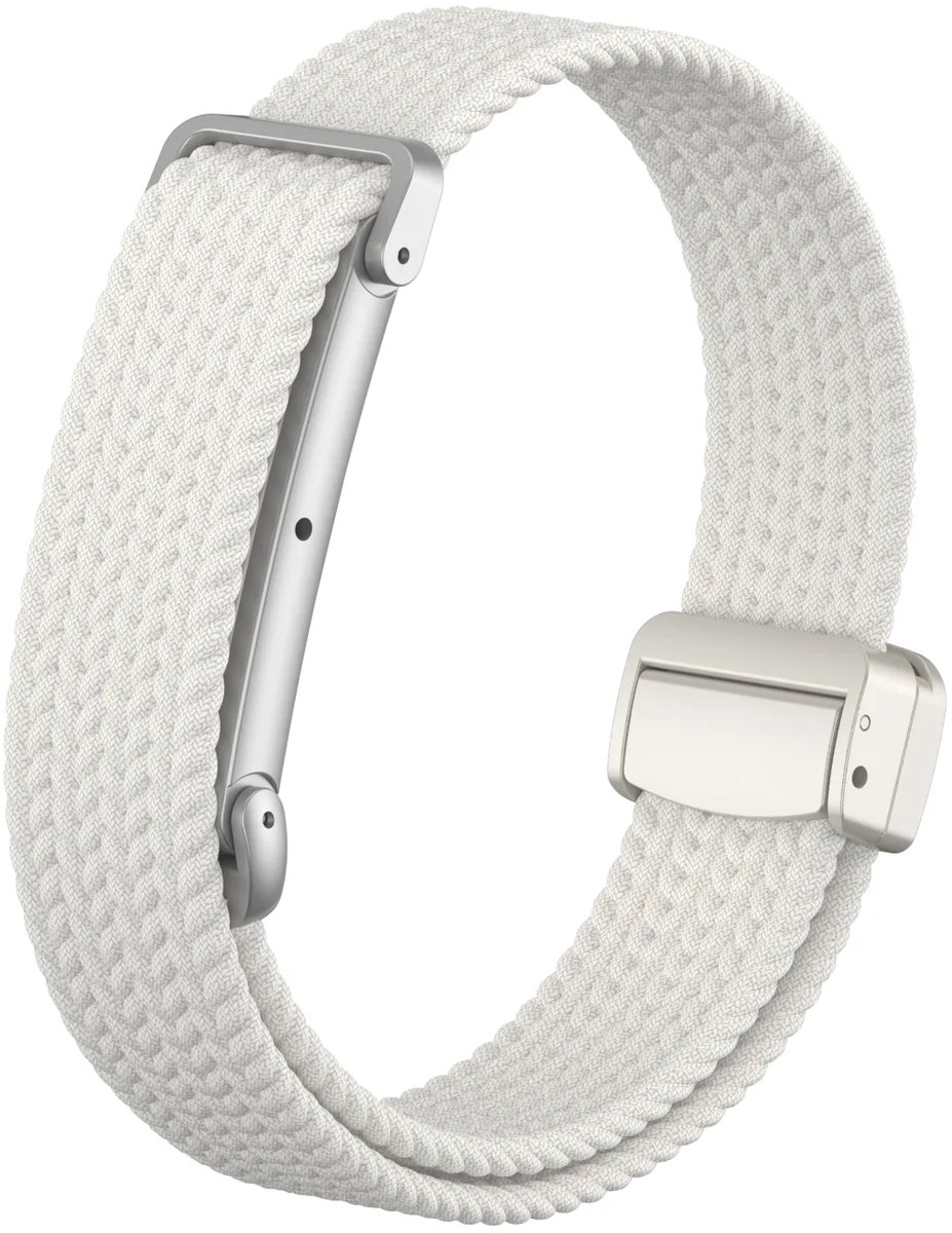 Strap-it Gewoven bandje met magneetaansluiting geschikt voor Fitbit Air - Sterrenlicht