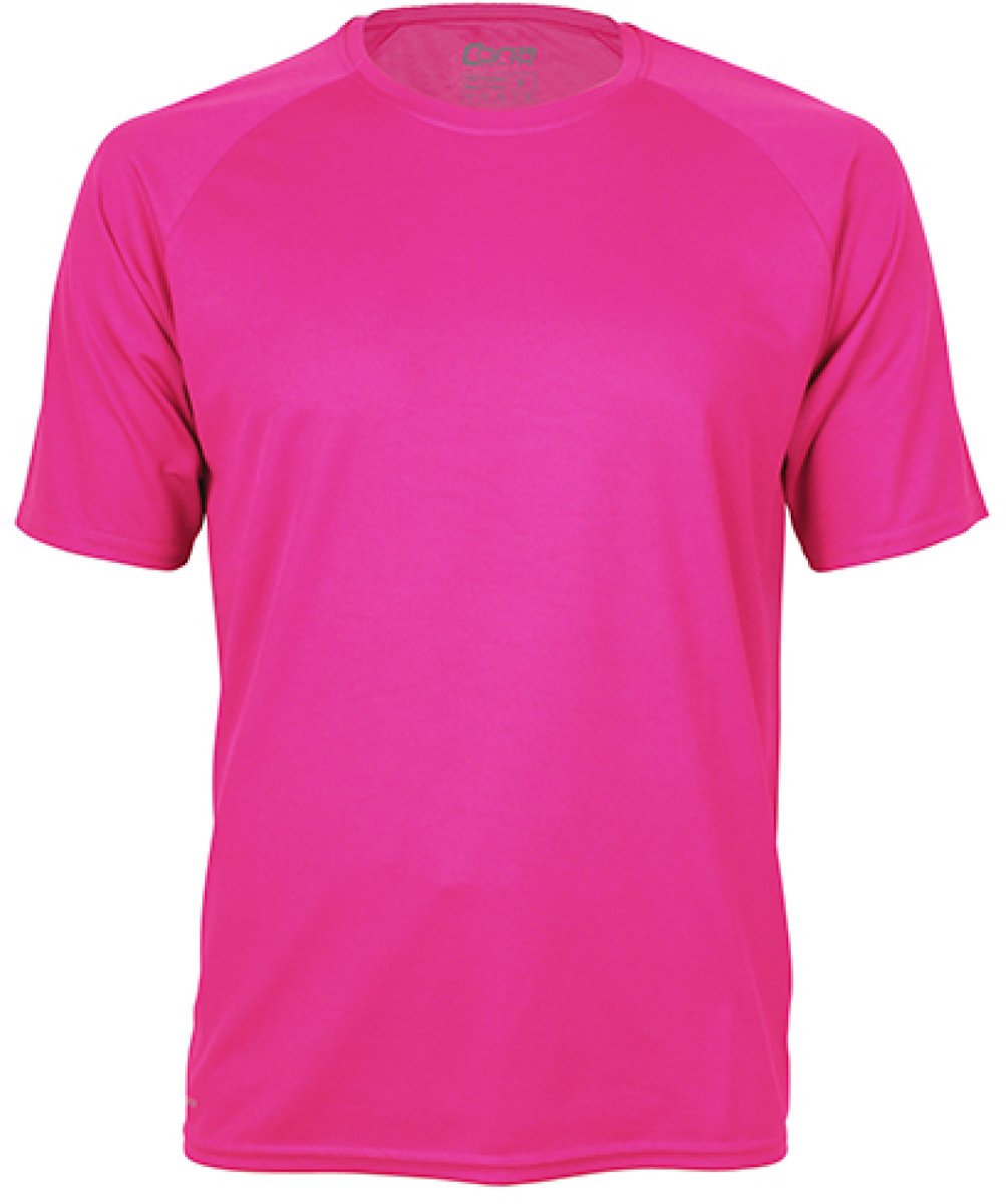 CONA SPORTS - Rainbow Tech Tee - Magenta - XL