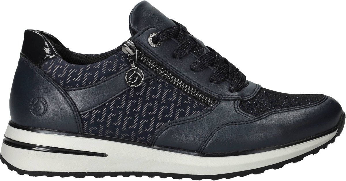 Remonte Sneakers - Dames - Blauw - Maat:39