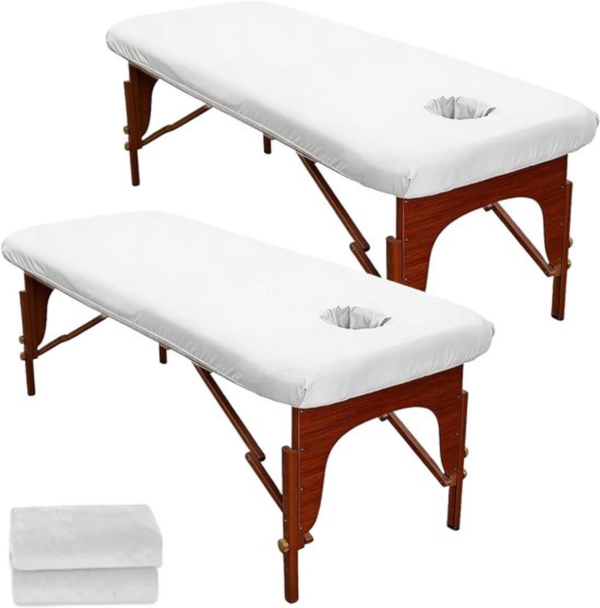 Massage Stoelhoes Set van 2, 80 x 190 cm, Waterafstotend en Wasbaar, Geschikt voor Schoonheidssalons, Spa en Therapie Tafels