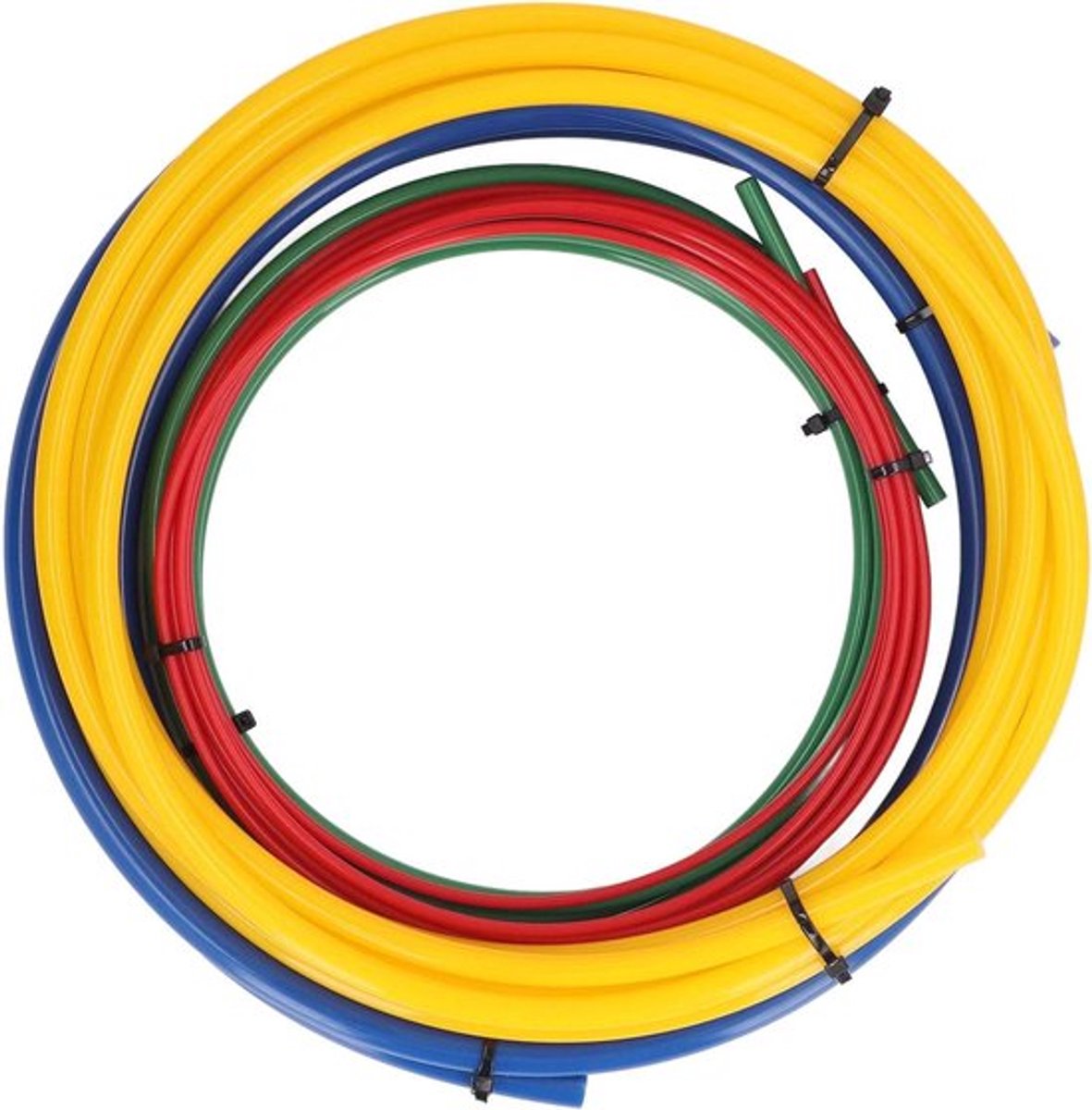 Conditionering van Koperen Buisbuisverlenging, 13ft - Set van 4 - Voor AC Systemen - Inclusief 1/4in, 3/8in, 1/2in en 5/8in - Buisbuiger en Buisbeschermer Kit