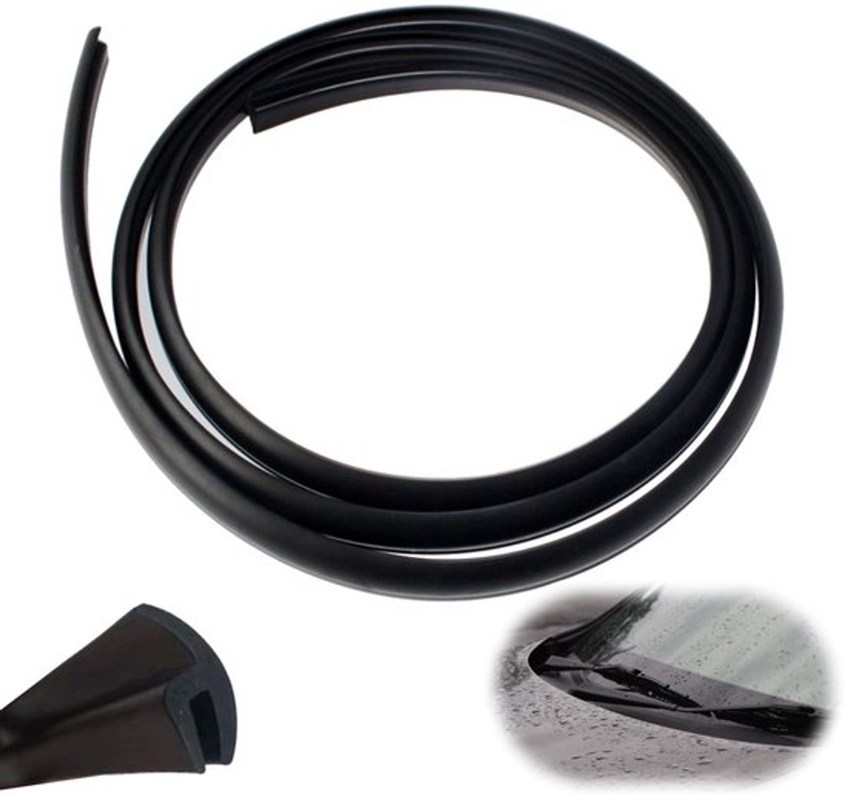 Ruitafdichting Hoogwaardige Rubber - Raamafdichtingskit - Deurafdichting - Geluidsisolatie - Waterdicht - Duurzaam Materiaal - Raamafdichting