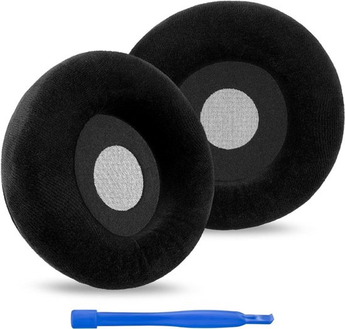 - Oorkussens - Vervangende - Zwart - AKG K701 K702 Q701 Q702 K601 K612 K712 K400 K500 - Oorhoezen - Velours - Oorkussens - Geschikt voor - Hoofdtelefoon
