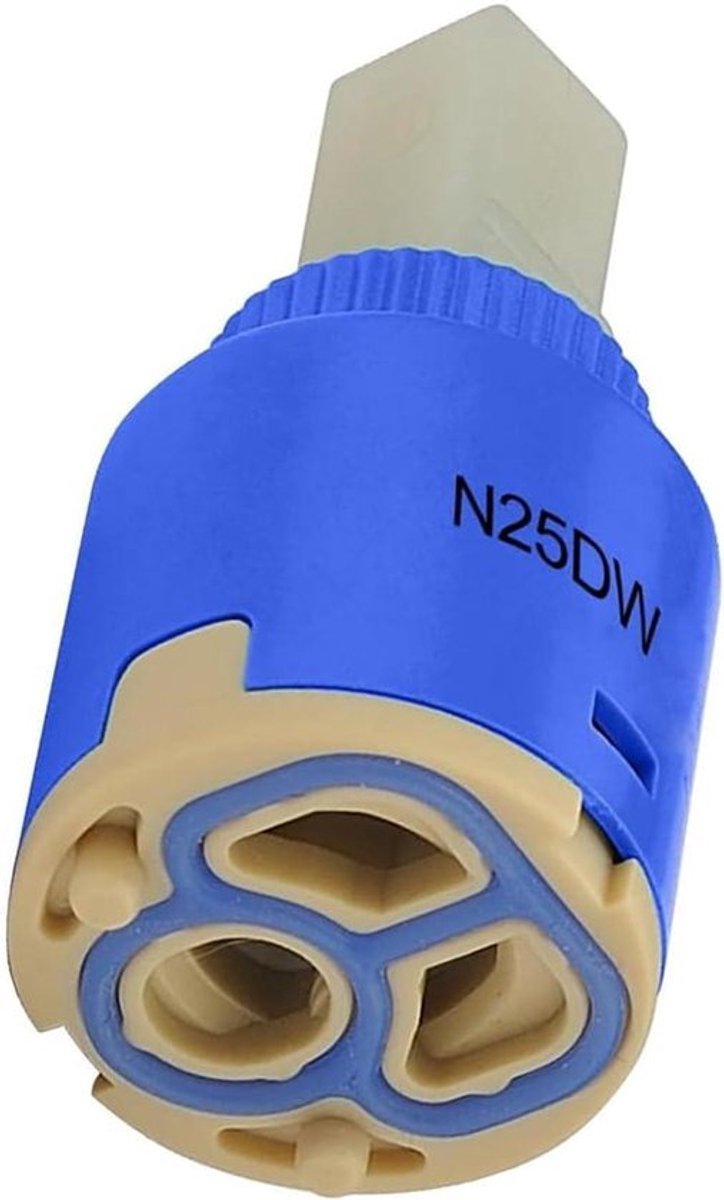 25mm Keramische Kraancartridge voor Enkele Hendel Mixer Kranen - Vervanging Binnencartridge - Certificering - Badkamer en Keuken Mixer - Duurzaam ontwerp