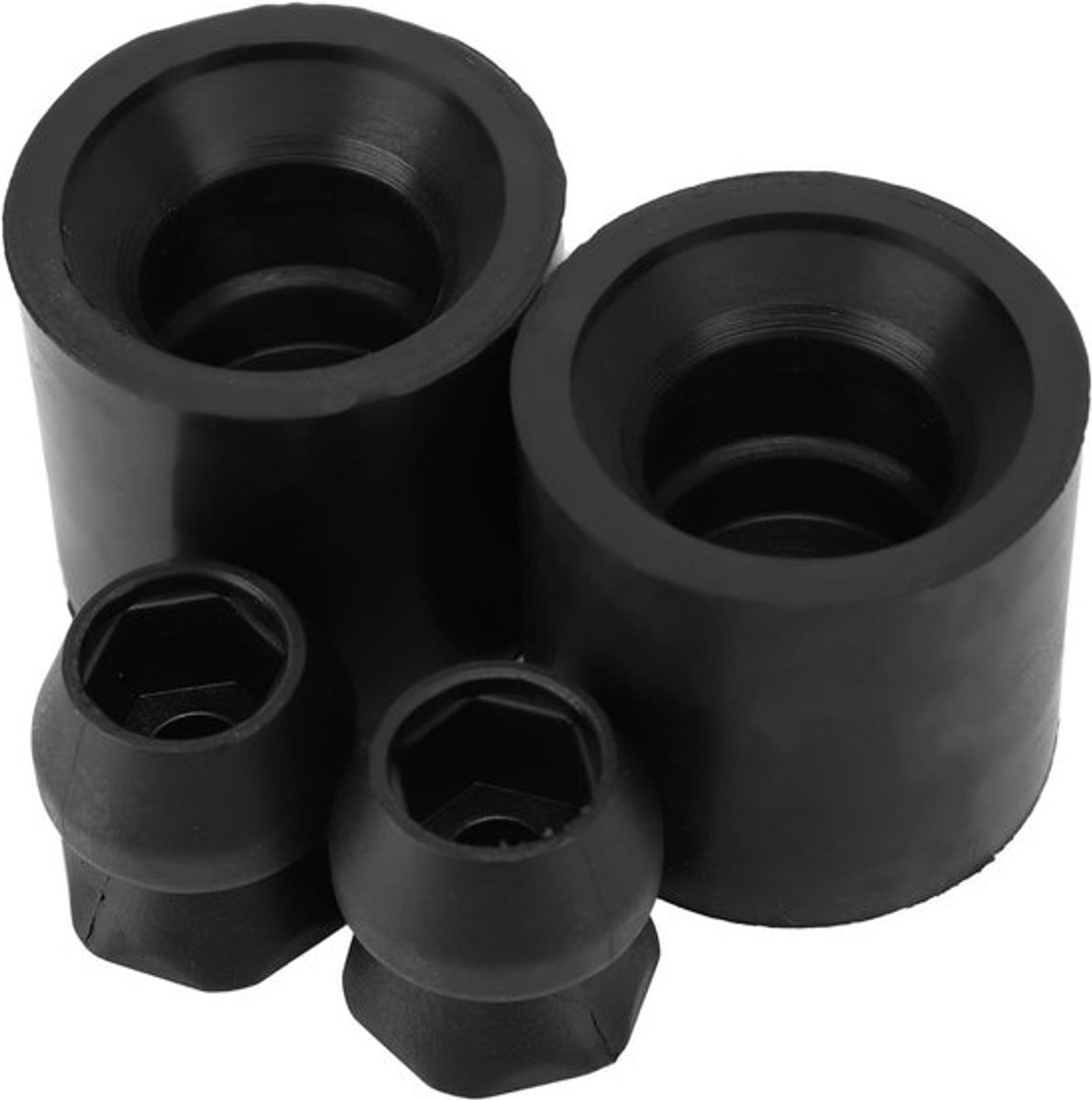 Rubberen Deurhouder Bumper Set - Trailer Deurhouder Kit - Vervormingsbestendig - Beschermende Rubberen Bumper