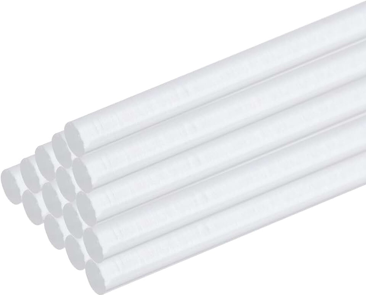 Ronde staven van acryl, 1/8 inch x 12 inch, staven, kunststof, acryl, transparante staven, strepen voor doe-het-zelf verlichting, tuindecoratie, 3 mm x 300 mm, 15 stuks