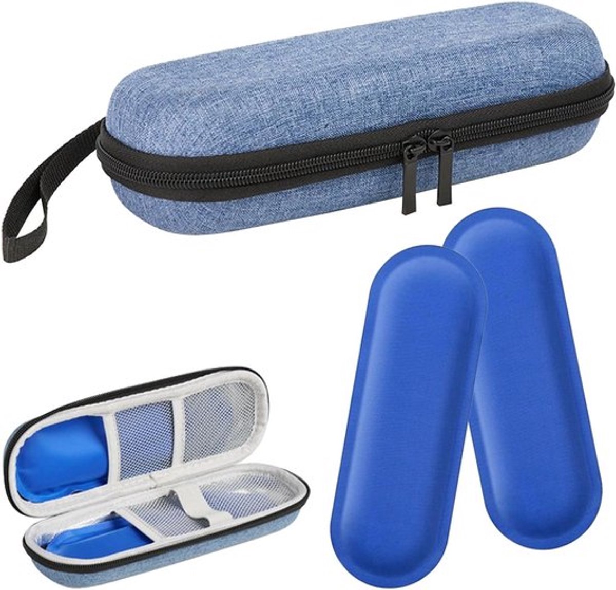 Koeltas voor Insuline Pennen - Geïsoleerde Draagbare Tas met Koelbox en Ice Packs voor Diabetici
