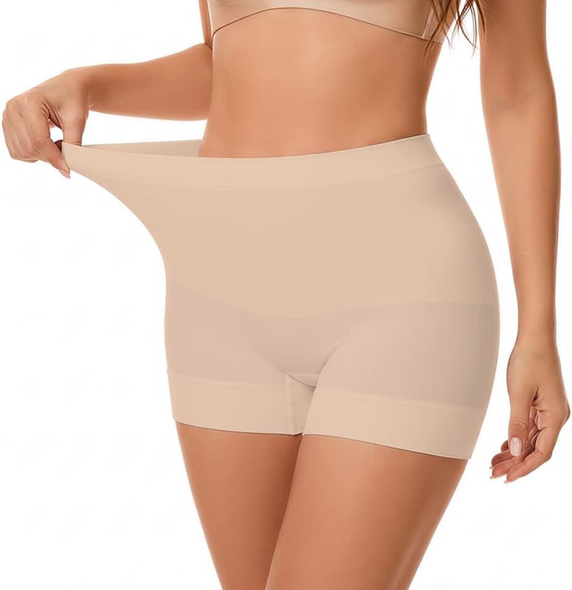 Corrigerende Onderbroek Boxerhort Naadloos Buikweg Shapewear | Lichte Shaping, Buikcontrole, Anti-Schuur, Onder Jurk Rok, Katoenen Kruis, Onzichtbaar, Ademend, Aangenaam