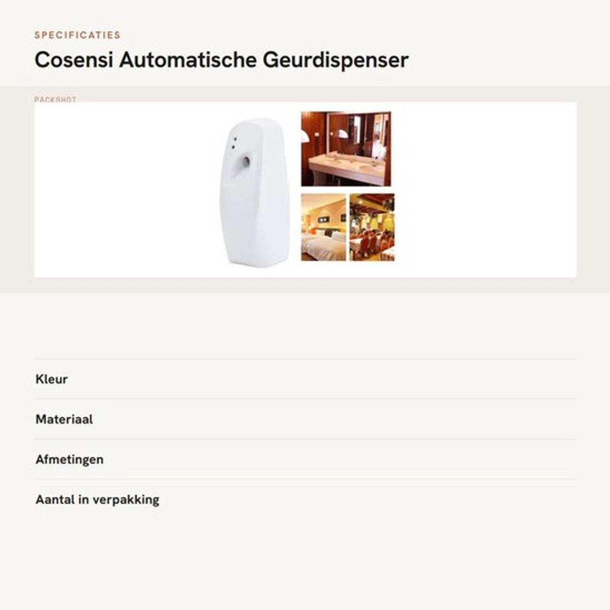 Geurdispenser Automatisch - Luchtverfrisser Wandmontage - Verstelbare Spray - Voor Badkamer/Toilet/Kantoor - Hoogwaardig ABS - 300 ml Capaciteit