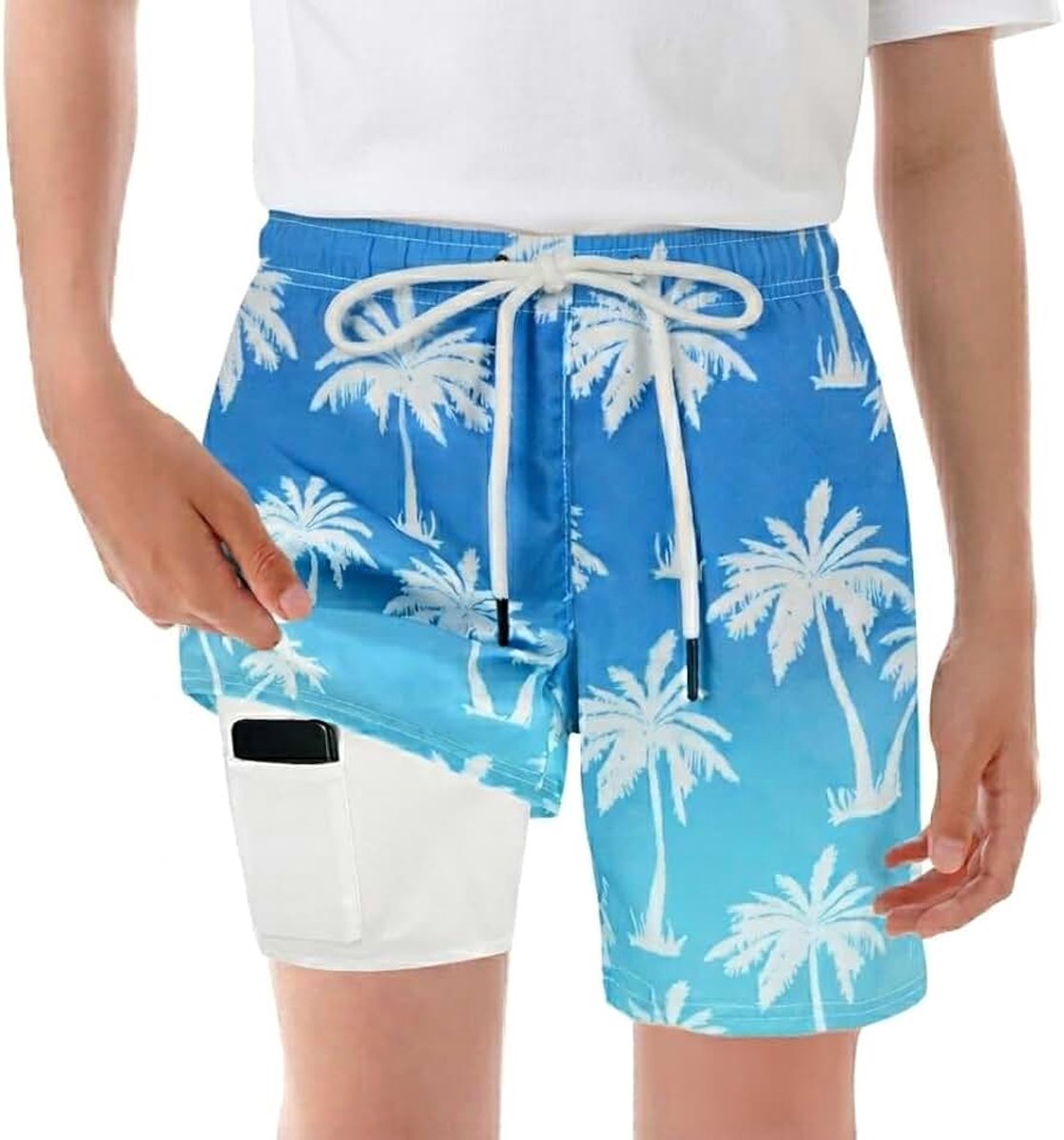 Zwembroek voor kinderen, strandshorts, sneldrogend, zand- en stofdicht, koel en verfrissend, hardlopen, strandvakantie