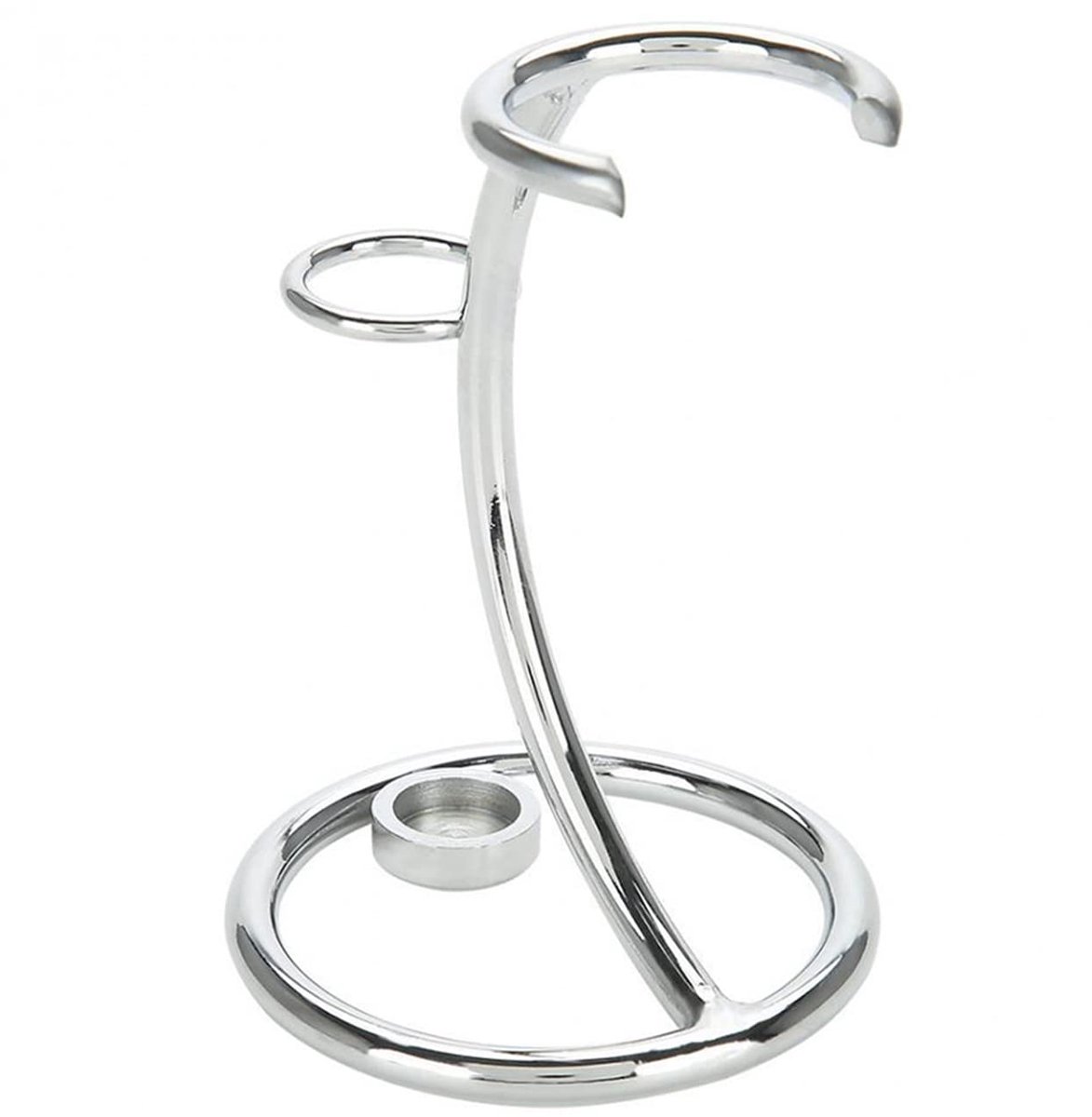 Scheerhouder - metaal - 2-in-1 design - ideaal voor scheerkwast en scheerapparaat - SnelShoppen