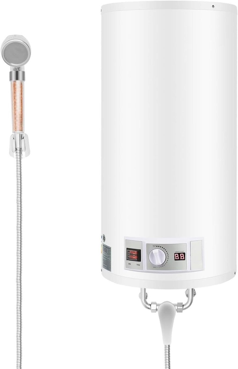 Elektrische Boiler - Doorstroomverwarmer Water - Warm Water Leveren - Snelle Opwarming - 50 liter - Wit