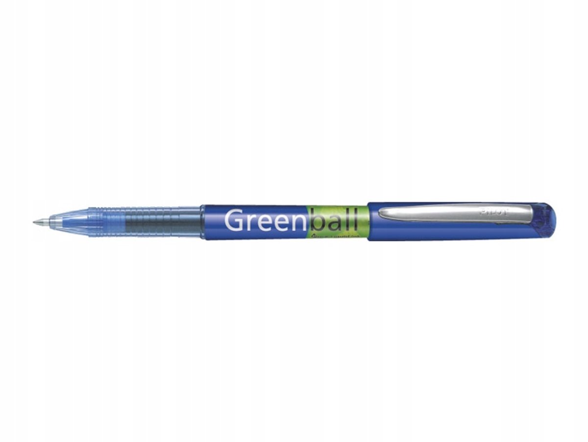 PILOT Greenball BG balpen blauw, 0,7 mm punt, 89,2% gerecycled materiaal