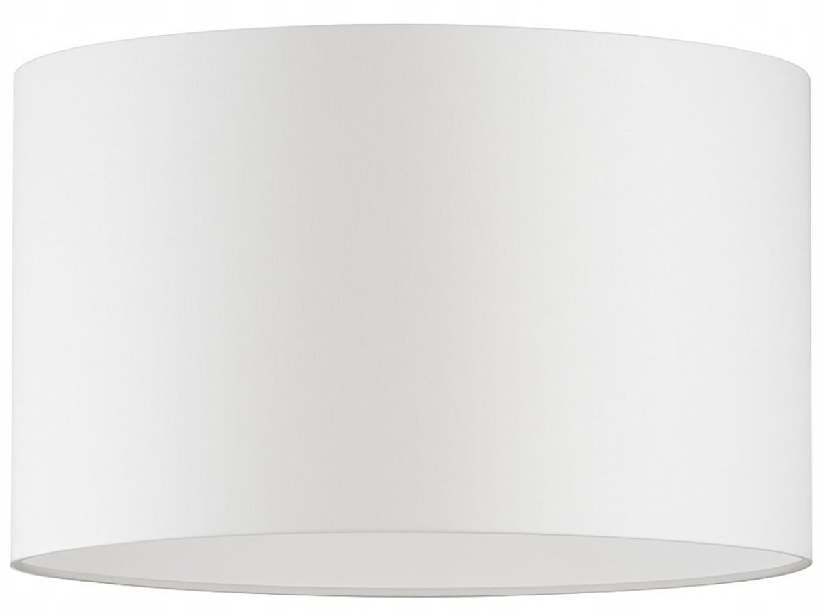 Witte Cilinder Lampenkap Goud Deluxe 30cm E27